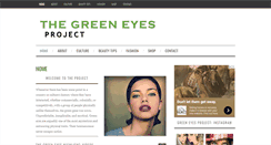 Desktop Screenshot of greeneyesproject.com